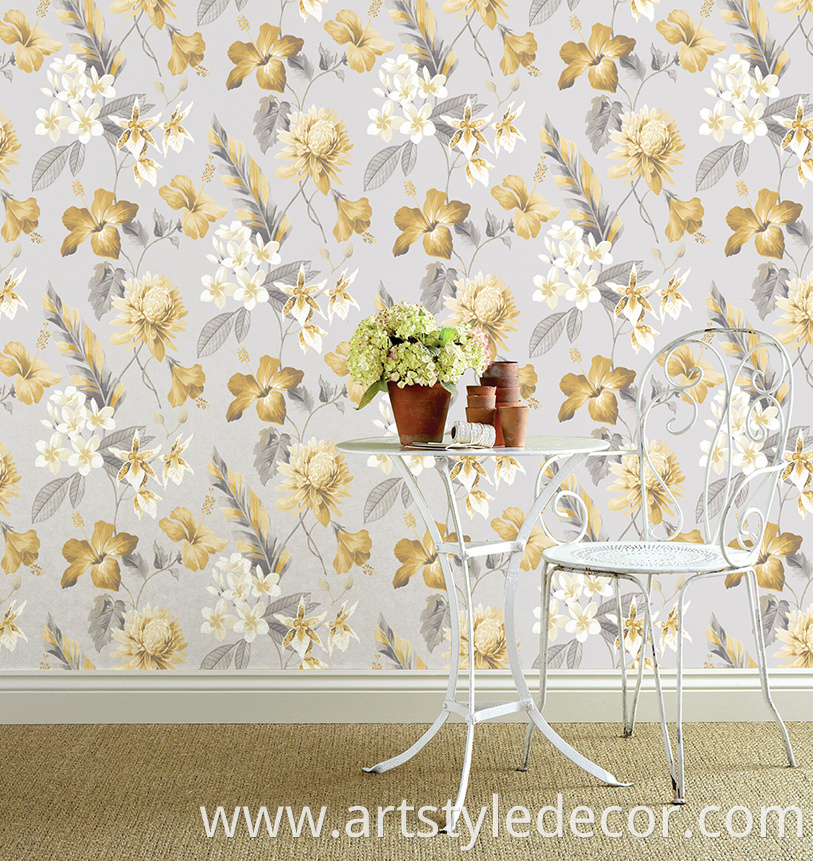 non-woven wallpaper Scandinavian style